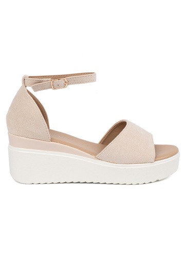 elfenbeinfarbe Sandalen...