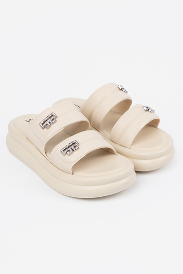 elfenbeinfarbe Hausschuhe... 2