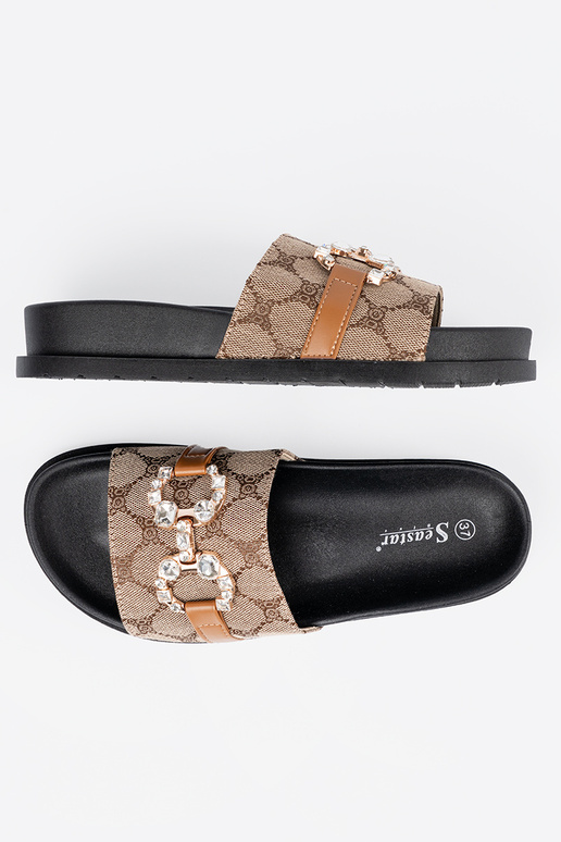 SchZuarz und-braune Farbe Hausschuhe... SchZuarz und-braune Farbe Hausschuhe...