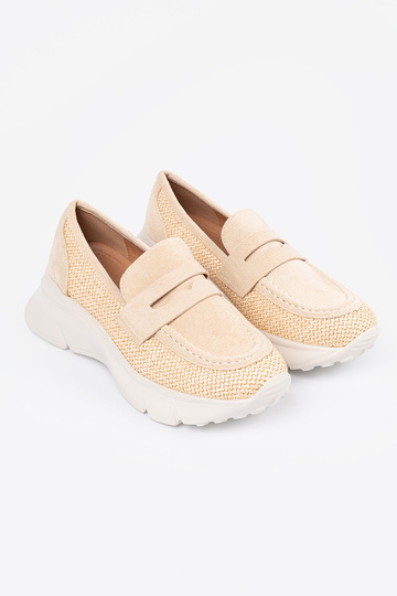 elfenbeinfarbe Halbschuhe... 2