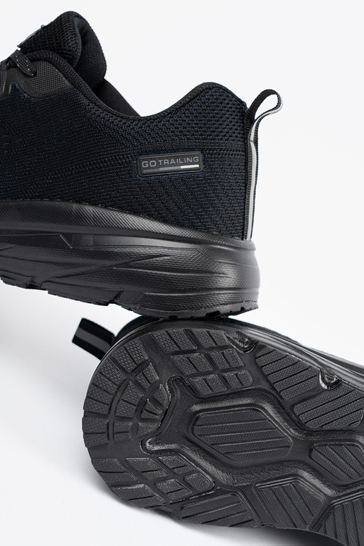 Graue Trekking-Schuhe mit Schwarz DK