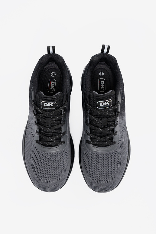 Schwarze Herren-Sportschuhe mit...