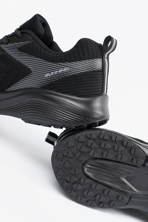 Schwarze leichte Herren-Sport-Schuhe