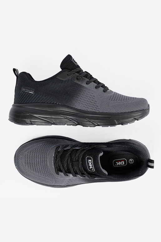 Schwarze Herren-Sport-Schuhe mit...