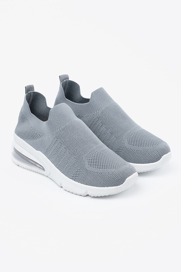Graue sportliche Schuhe mit... 2