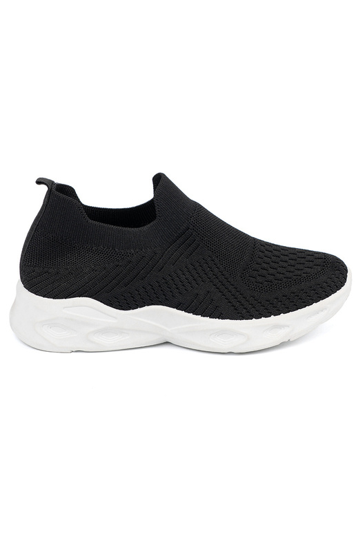 Schwarze Damen Sportschuhe mit...