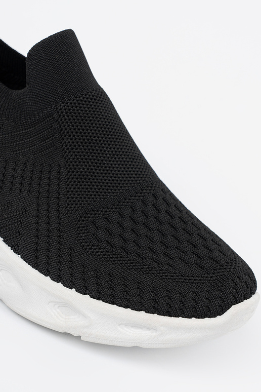 Schwarze Damen Sportschuhe mit...