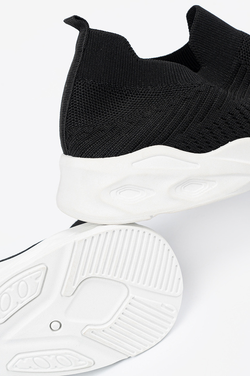 Schwarze Damen Sportschuhe mit...