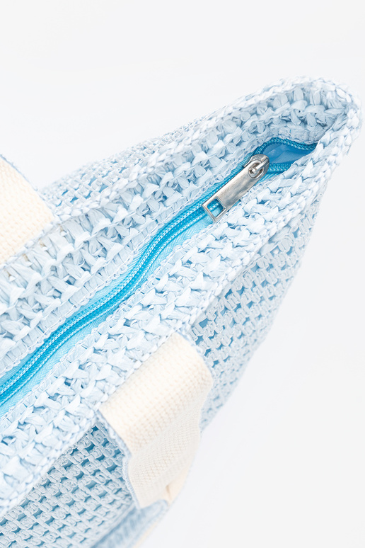 Blaue Strandtasche Blaue Strandtasche