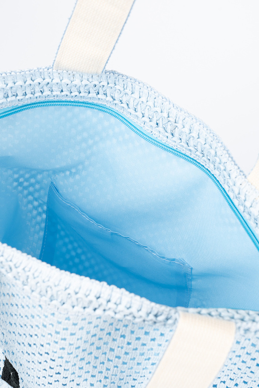 Blaue Strandtasche Blaue Strandtasche