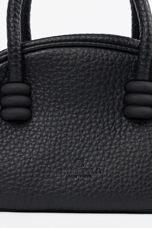 Schwarze Geldbörse mit Riemen