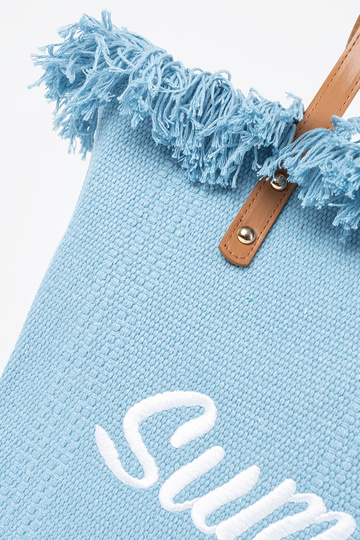 Strandtasche mit Quasten... 2