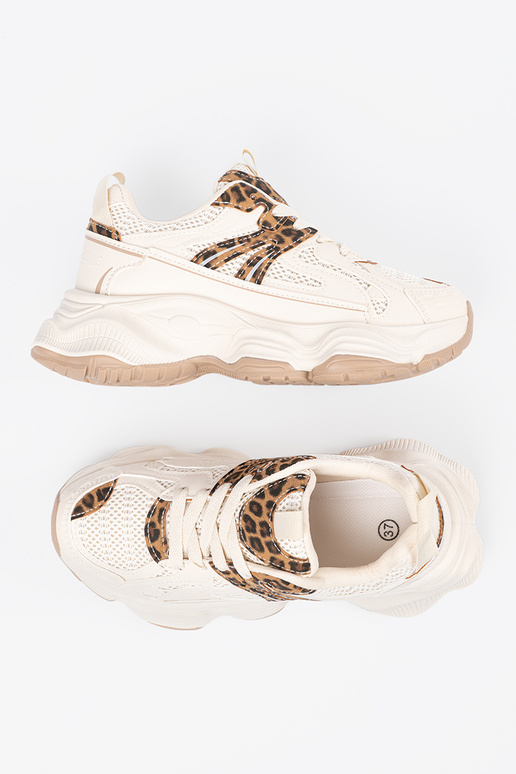 Sportschuhe auf dicker Plattform mit...