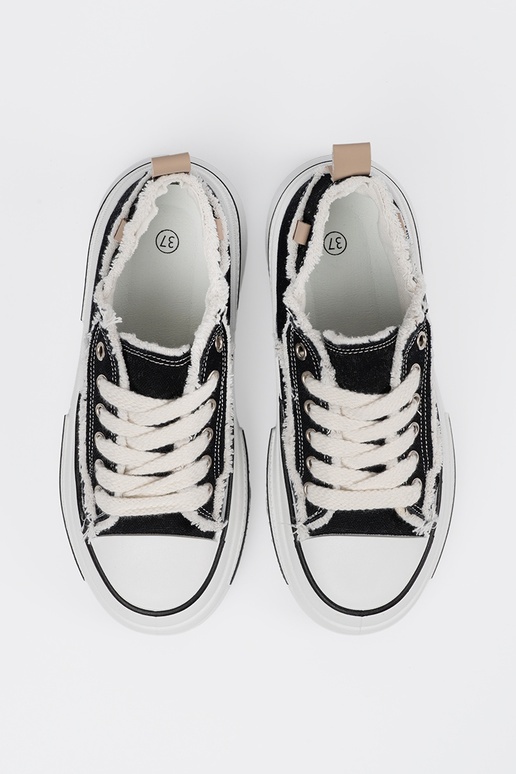 Schwarze Damen Sportschuhe im...