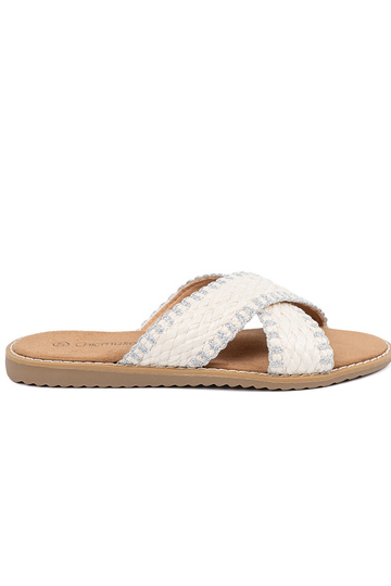 Zueiße Farbe Hausschuhe...