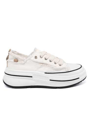 Weiße Damen Schuhe mit...