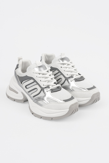 Weiße Damen Sportschuhe im... 2