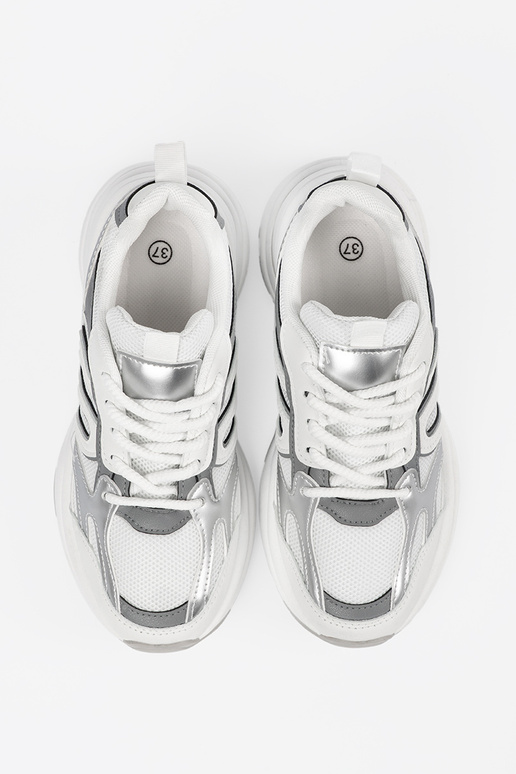 Weiße Damen Sportschuhe im...