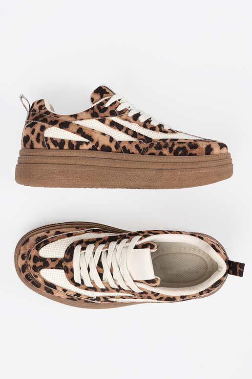 Damen Freizeitschuhe mit Leopardenmuster