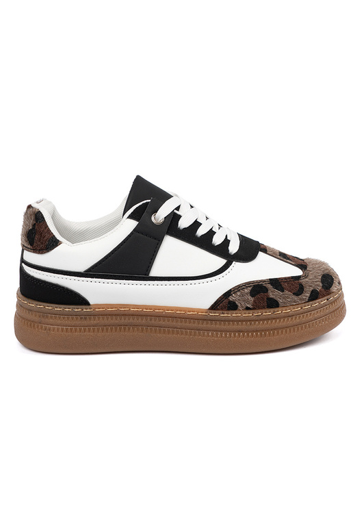 Schwarz-weiße Sportschuhe im...