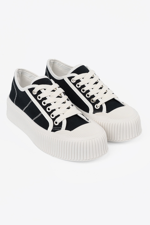 Schwarze Sneakers im Sportstil mit...