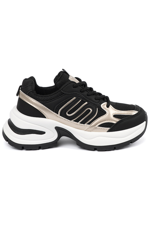 Schwarze Damen Sportschuhe im...