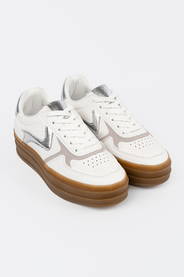 Weiße Damen Sportschuhe im... 2