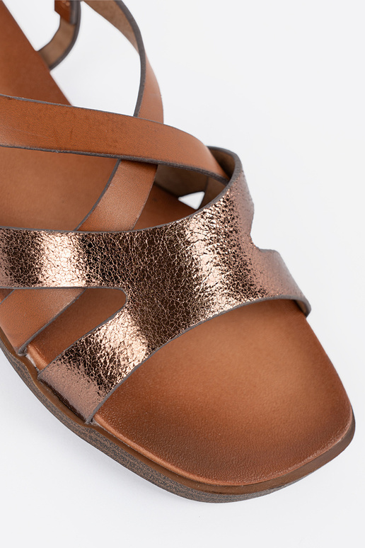 Damen-Sandalen auf weißer Plattform