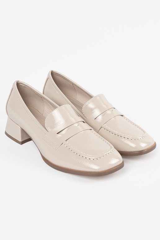 Helle sandfarbene Damen Schuhe im...