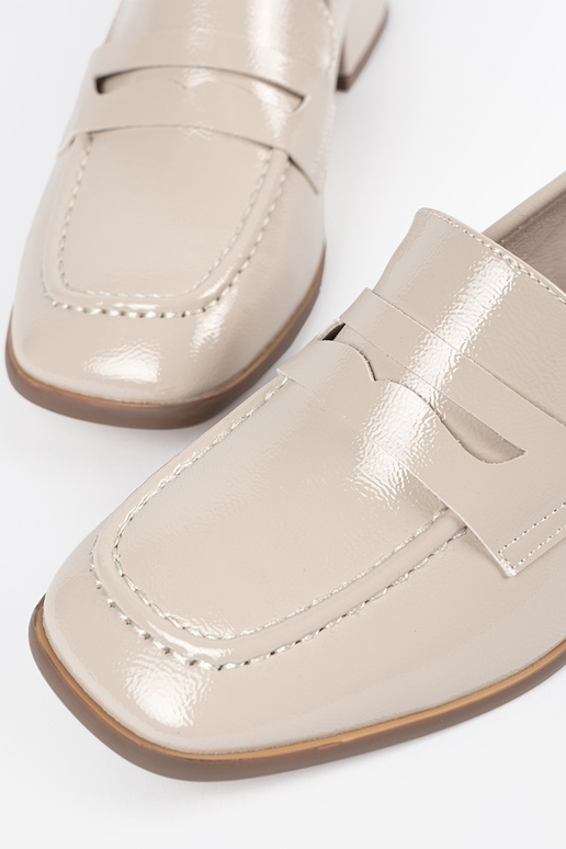 Helle sandfarbene Damen Schuhe im...