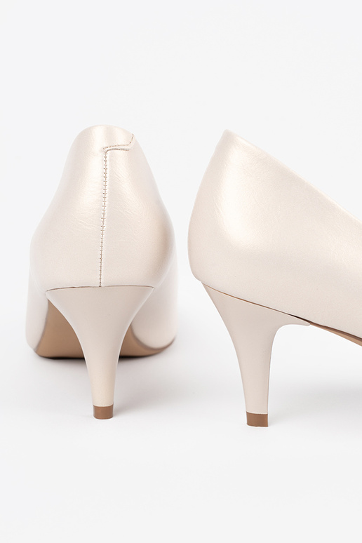 Elfenbeinfarbene High Heels, Sergio...