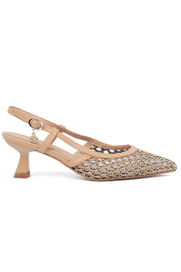 Absatzschuhe mit Lochmuster...