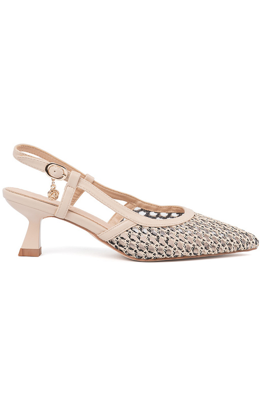 Absatzschuhe mit Lochmuster auf...