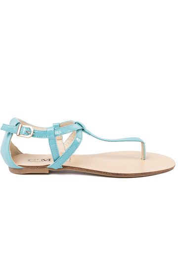 Blaue japanische Sandalen...