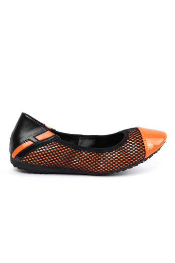 Orange Ballerinas mit...