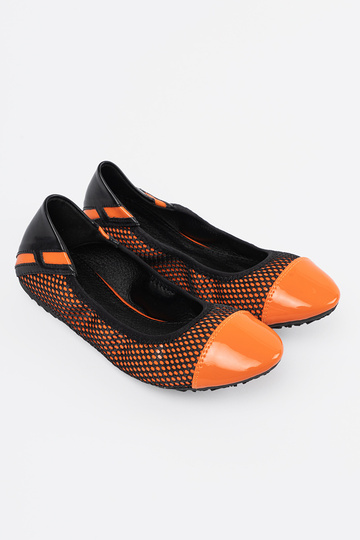 Orange Ballerinas mit... 2
