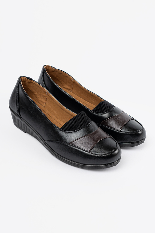 Schwarze klassische Damen Slipper