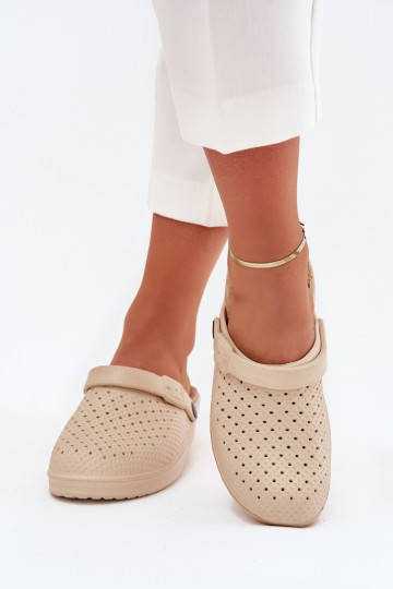 Leichte Hausschuhe Hausschuhe Verstopfungen Feminin Beige Faylina 2