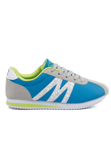Blau-graue Farbe Sportschuhe 2