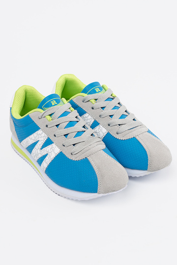 Blau-graue Farbe Sportschuhe