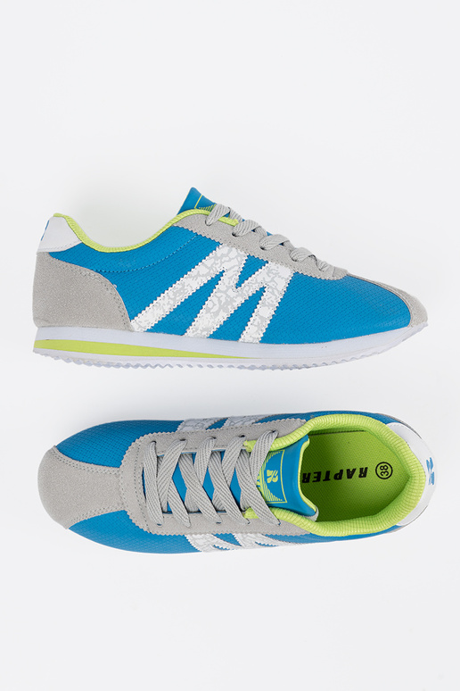 Blau-graue Farbe Sportschuhe