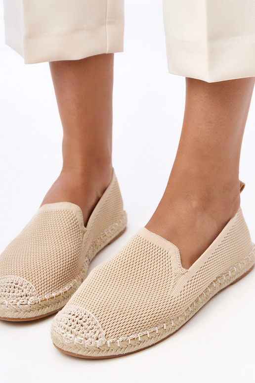Beige Espadrilles mit Plateau Luna Beige Espadrilles mit Plateau Luna