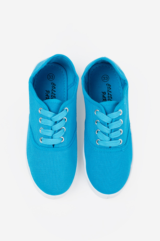 blaue Farbe ein Klassiker Schuhe