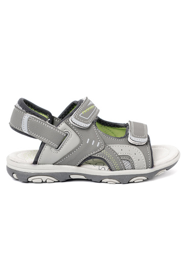 Sandalen jungenhaft Zu kolorze graum 2
