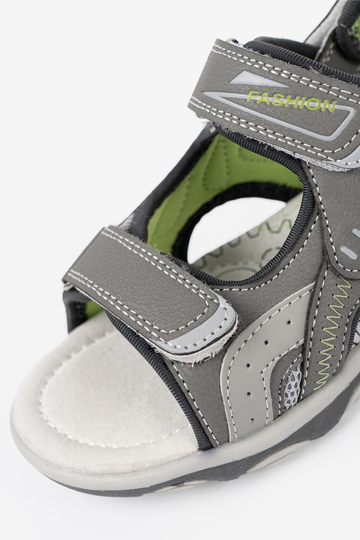 Sandalen jungenhaft Zu kolorze graum Sandalen jungenhaft Zu kolorze graum