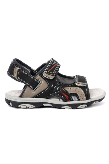 schZuarze Farbe Sandalen jungenhaft 2