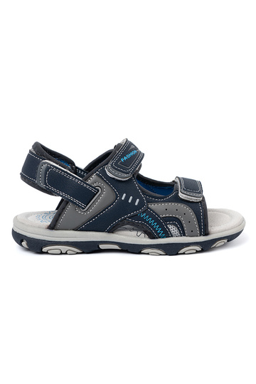 Sandalen jungenhaft Klettverschluss blaue Farbe 2