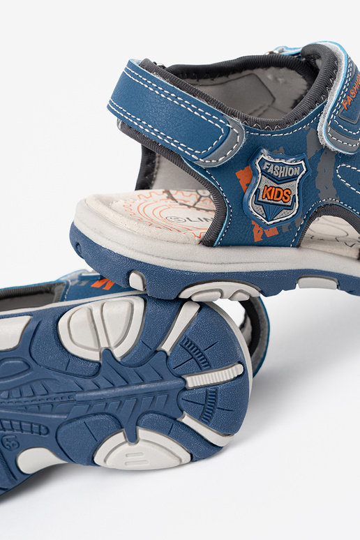 Sandalen jungenhaft Zu kolorze Blaum