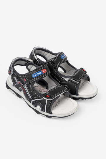 schZuarze Farbe jungenhaft Sandalen