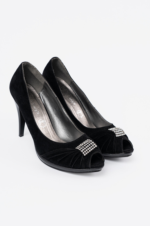 Schuhe open toe schZuarze Farbe Schuhe open toe schZuarze Farbe